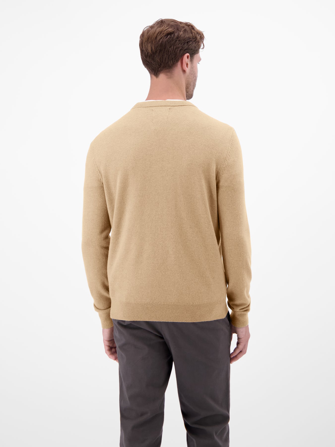 Strickpullover aus  Schurwoll-Kaschmir-Mix, stilvoll und entspannt