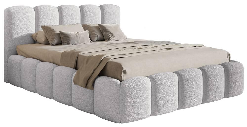 NADUVI Collection Bedframe Chloe bouclé met opbergvak