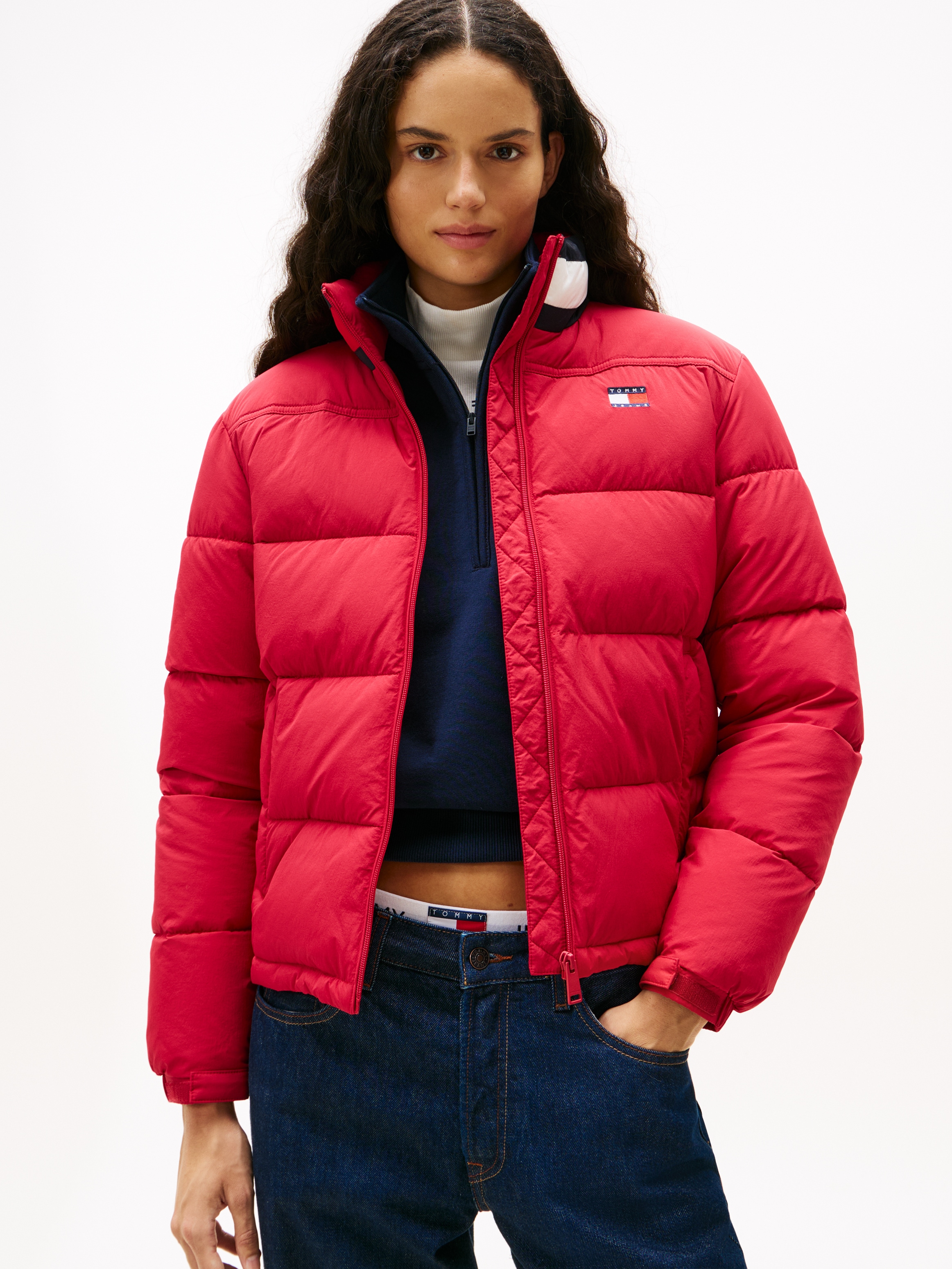 Tommy Jeans Steppjacke »TJW ESS PUFFER FLAG JACKET EXT«