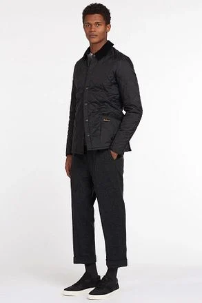 Barbour Heritage Liddesdale Quilted Jas Zwart MQU0240-BK11 kopen