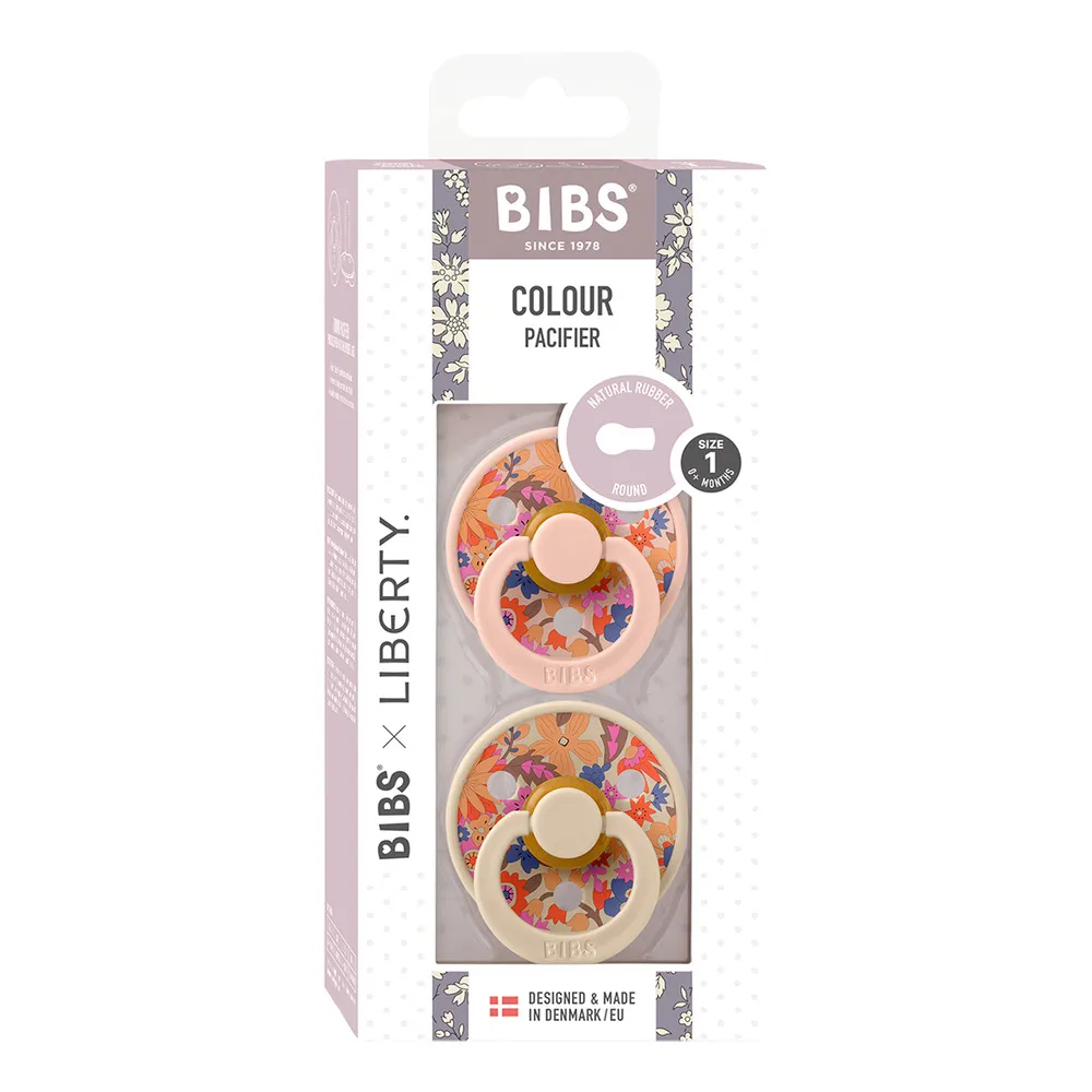 BIBS x Liberty Colour Latex Rund June Blossom - Blush Mix - flere størrelser