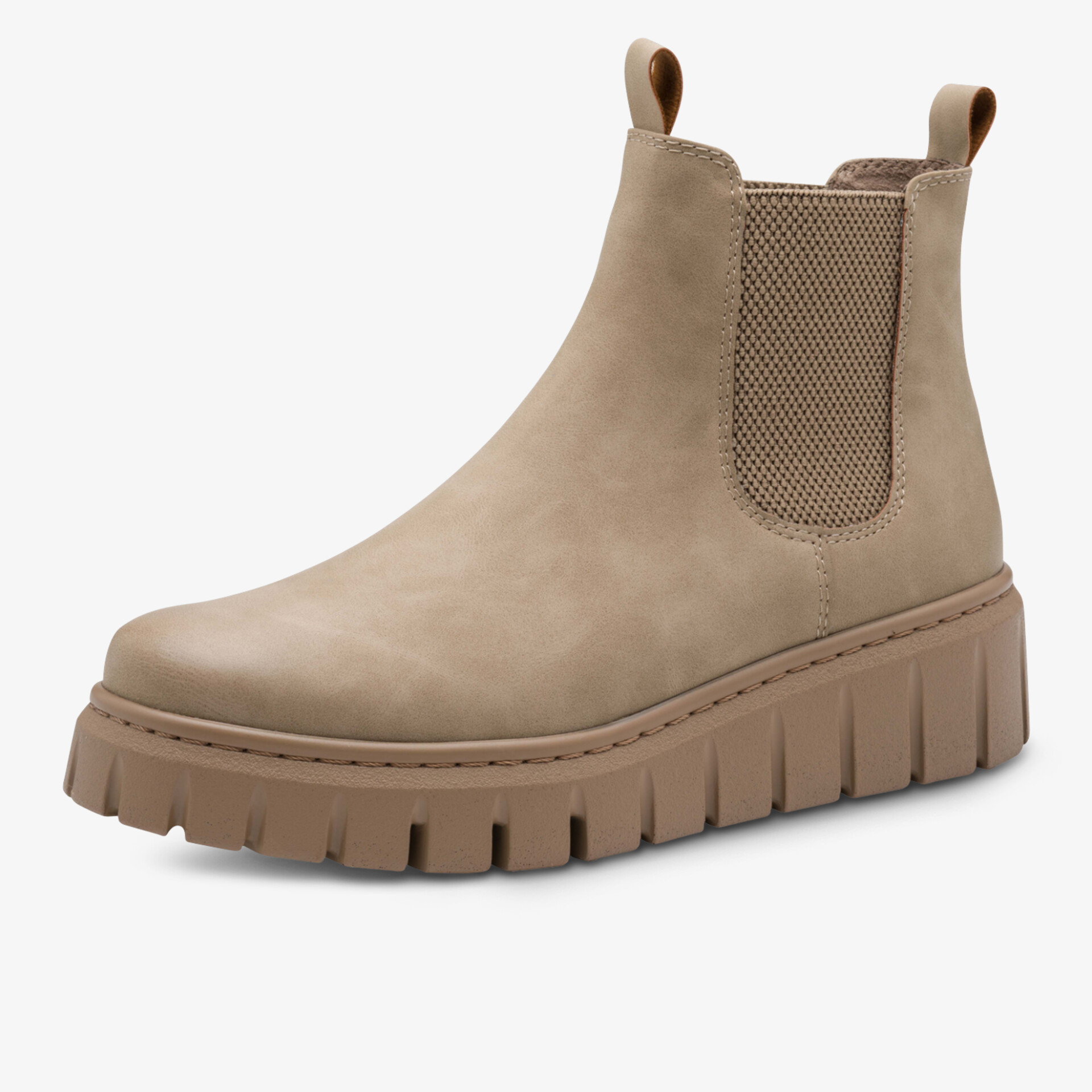 MARCO TOZZI Damen Chelsea Boots beige