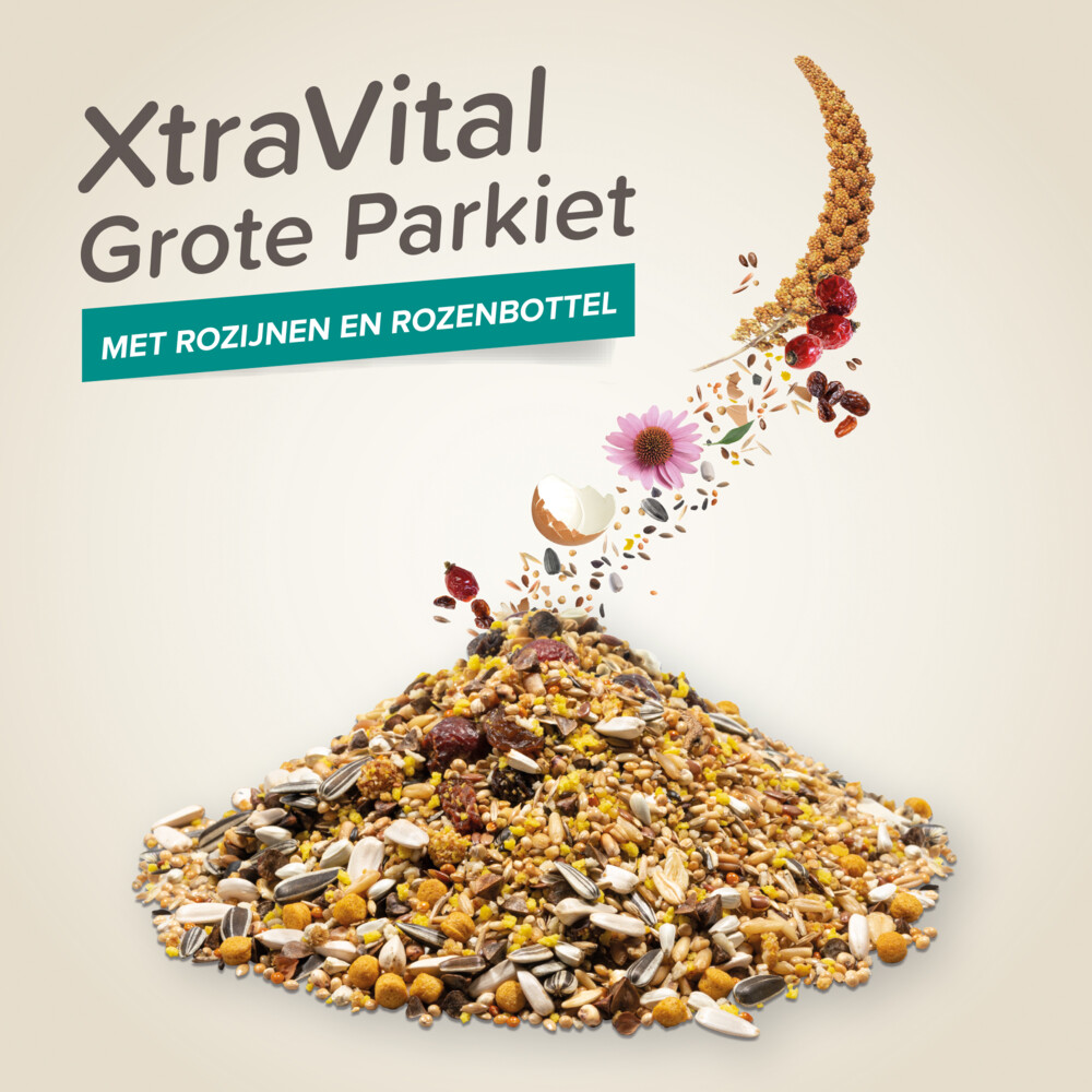 Beaphar XtraVital Grote Parkiet 500 gr