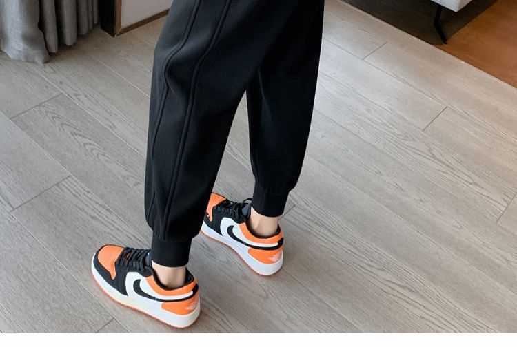 Magimomo - Effen Harem-joggingbroek met elastische taille