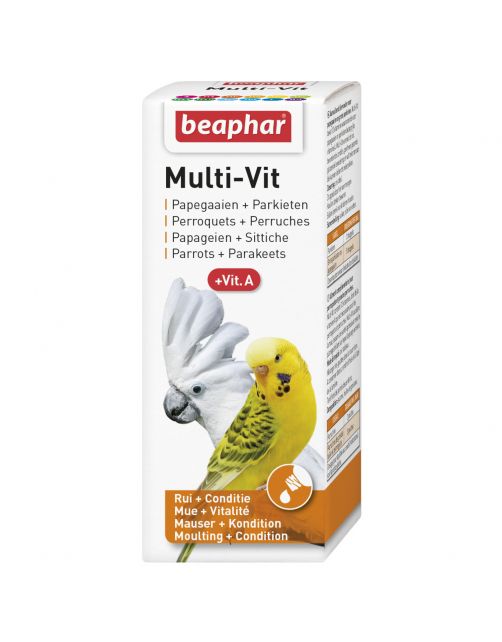 Beaphar Multi-Vitamine Papegaaien - Vogelapotheek