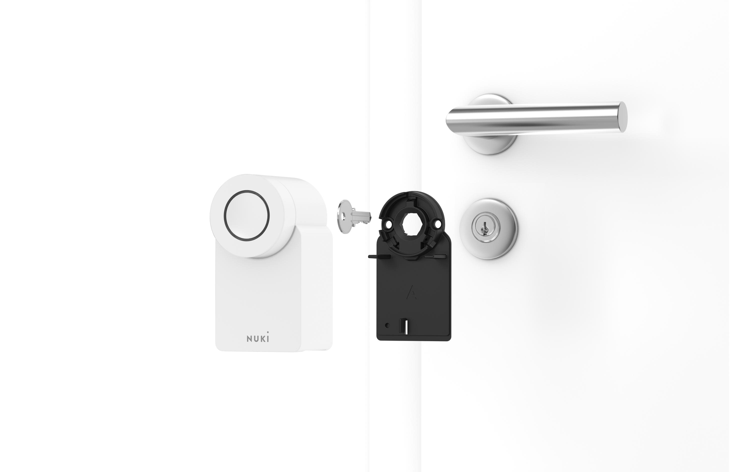 Smart Lock (4th Gen) EU-Zylinder, Weiss<br>Elektronisches Smart Home WLAN Türschloss