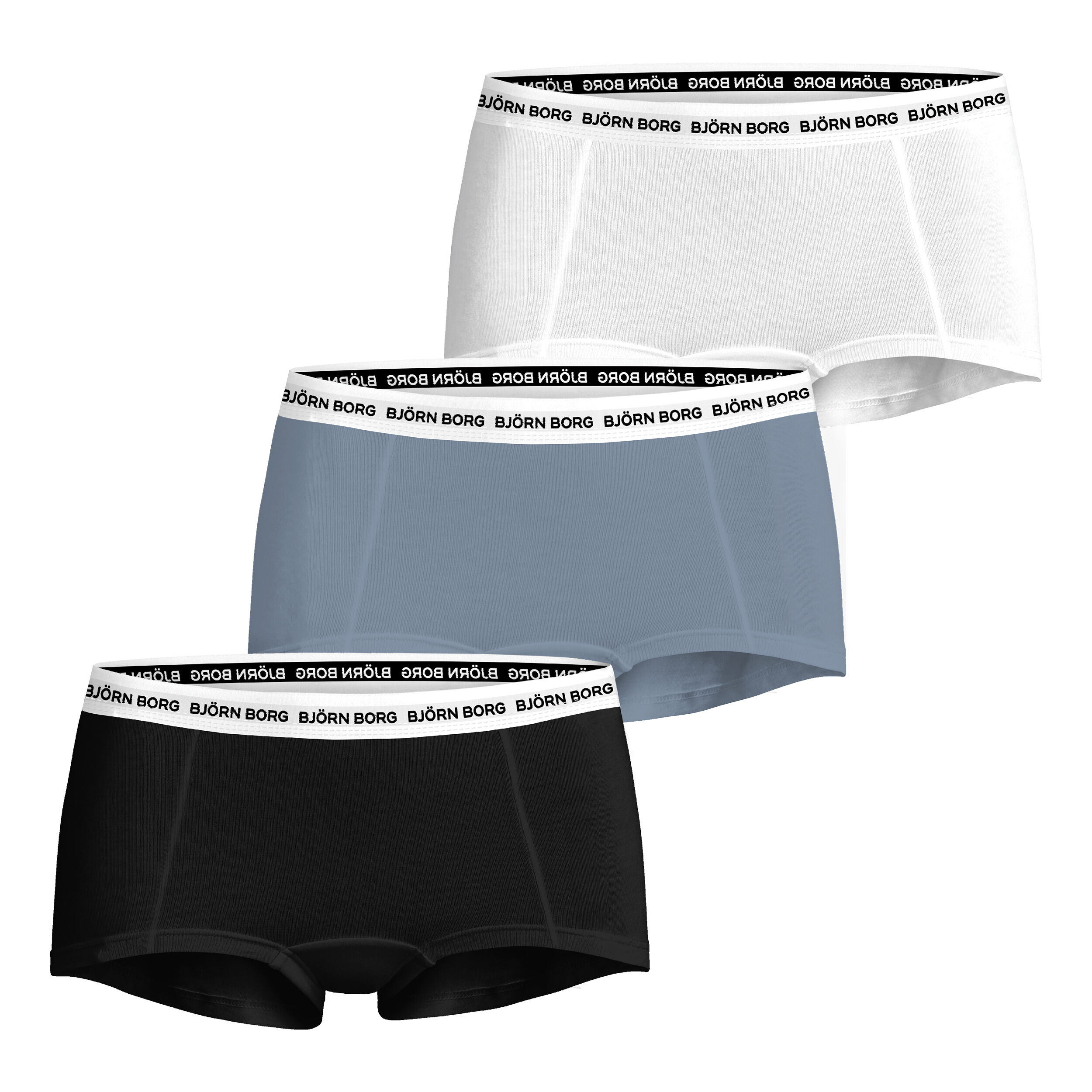 Björn Borg Logo Caleçon Pack De 3 Femmes - Multicouleur