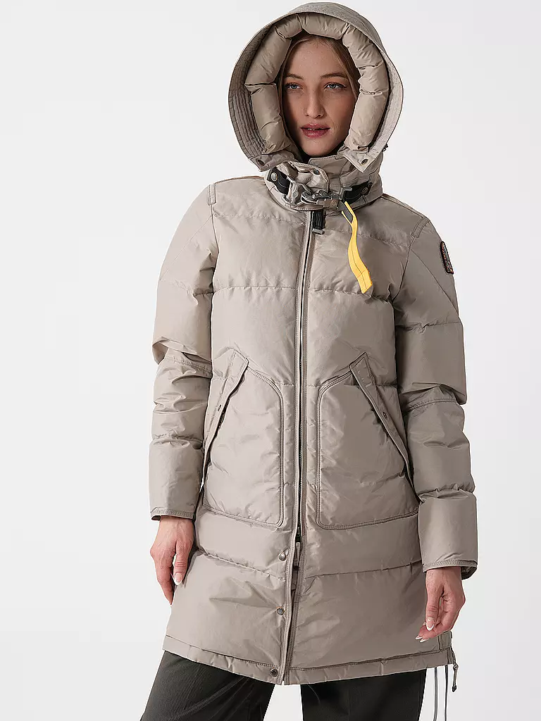 PARAJUMPERS Daunensteppmantel LONG BEAR beige