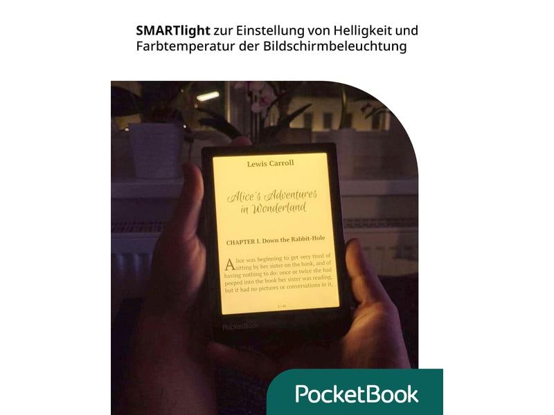 PocketBook E-Book Reader Verse Pro Passion Red 6 Zoll E-Book Reader mit 16 GB Speicher und E-Ink Carta Bildschirmtechnologie