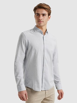 Vanguard Overhemd Linnen Blend Lichtblauw VSI2504250-5368 kopen