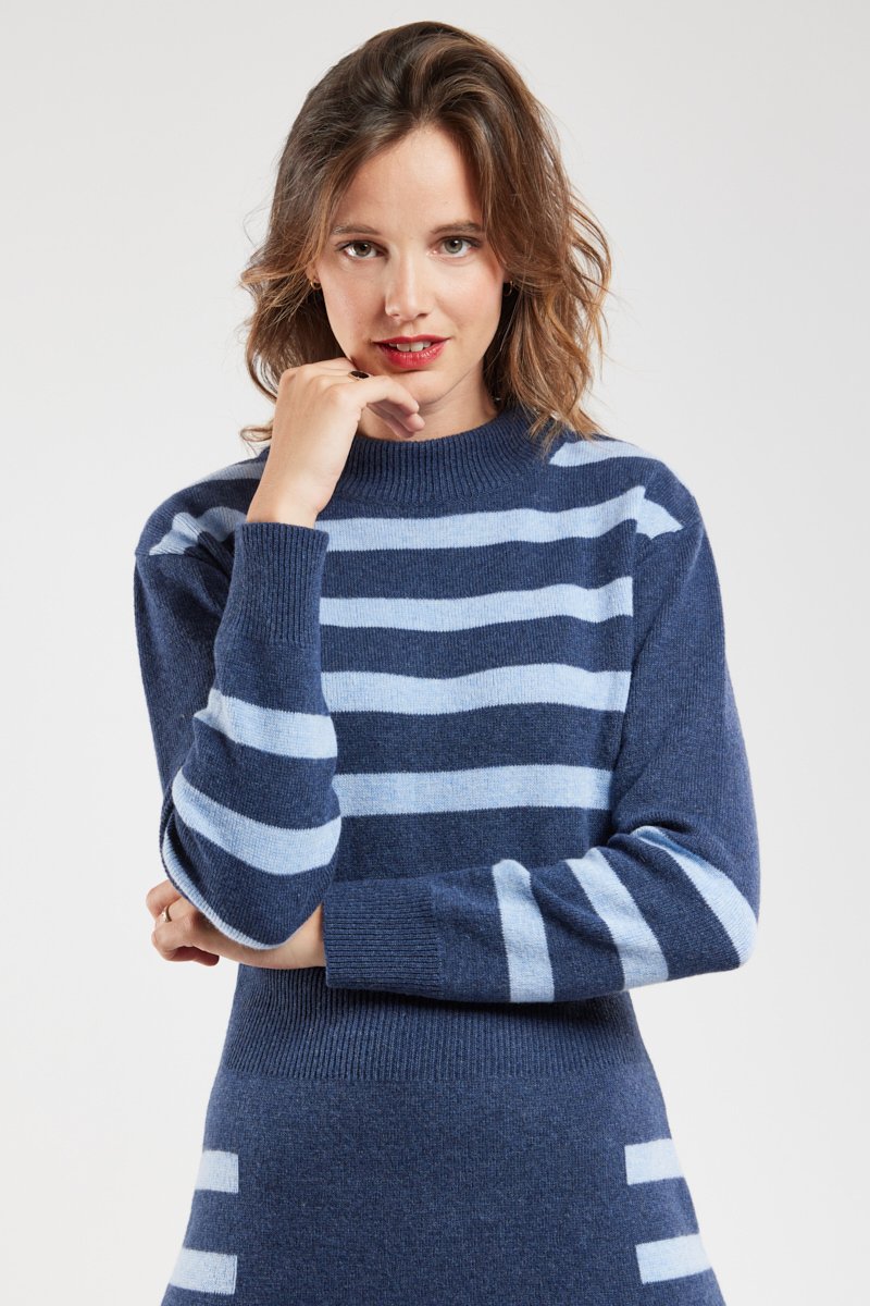 La robe pull Amor-lux X Nolwenn Faligot
