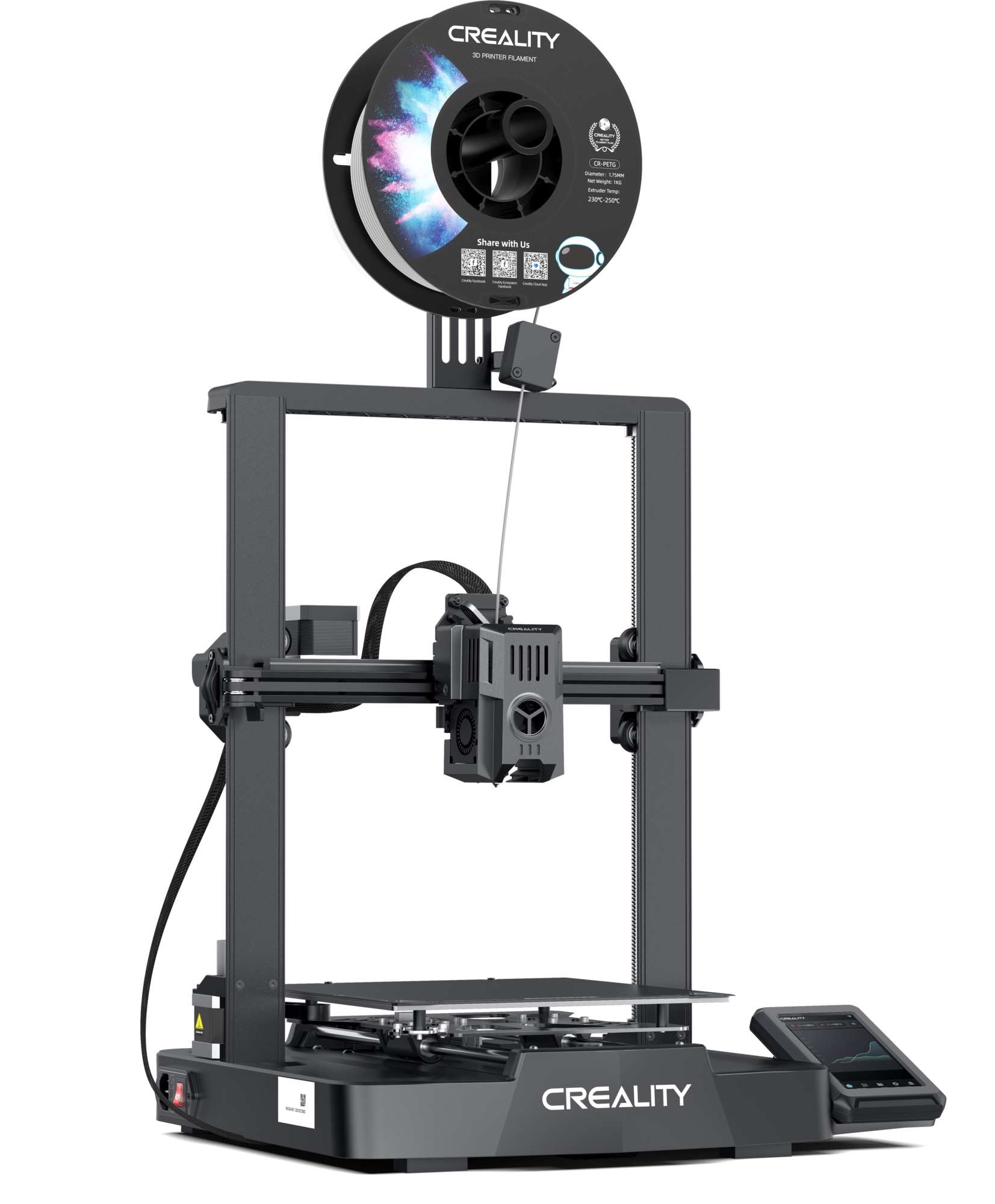 Creality  Ender 3 V3 KE    Schneller & kompakter 3D-Drucker mit einer maximalen Druckgeschwindigkeit von 500 mm/s