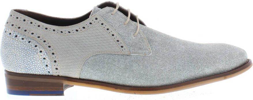 Floris van bommel 30361 De Stapper 39.11 Light Grey G+ Wijdte Veterschoenen