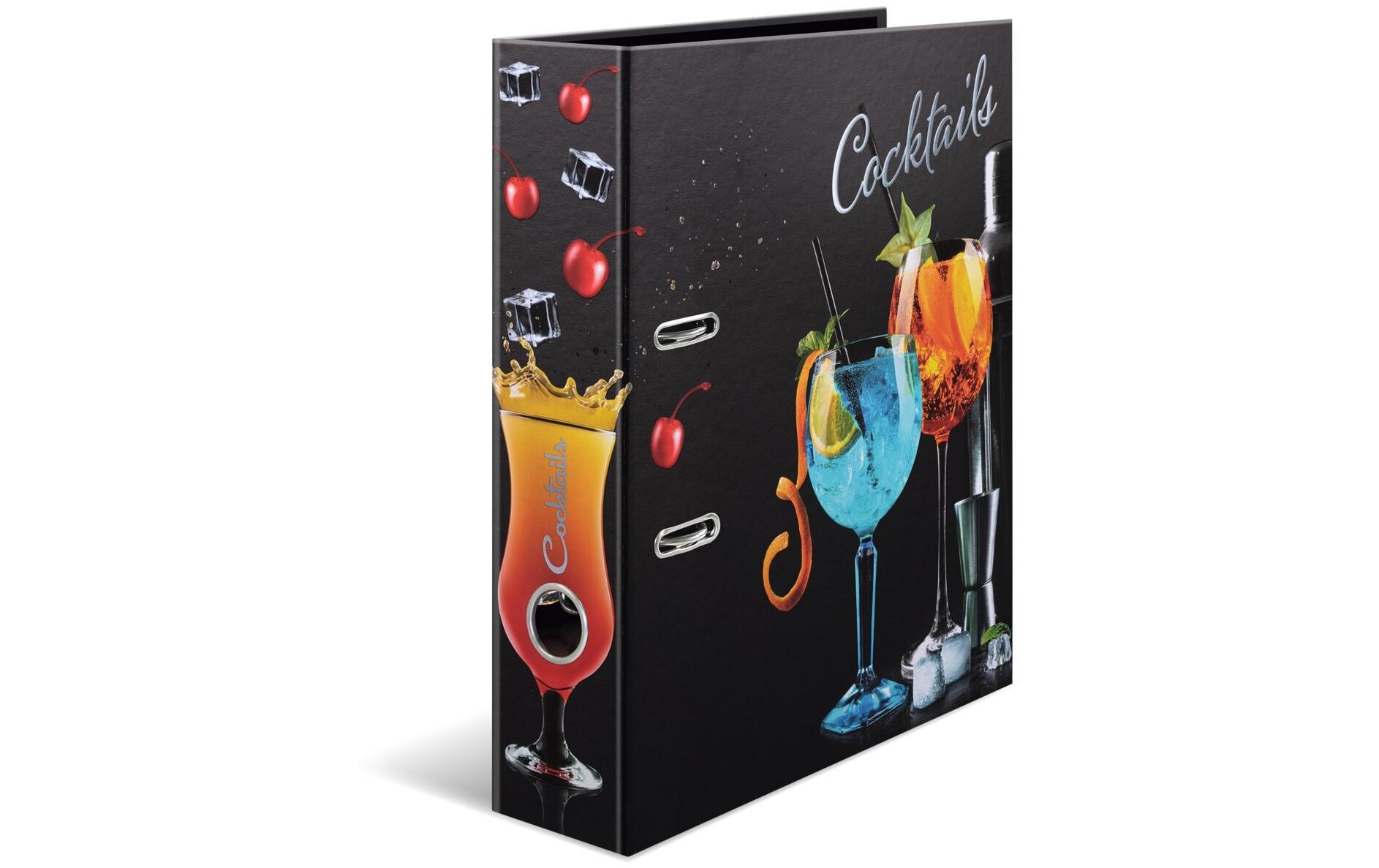 Ordner Cocktails A4, 7 cmMotivordner