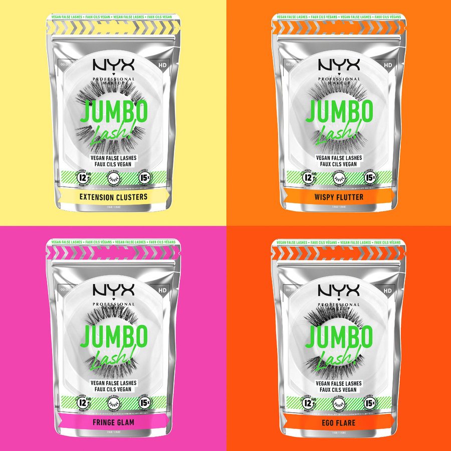 NYX Professional Makeup Jumbo Lash! Vegan False Lashes 01 Extension Clusters