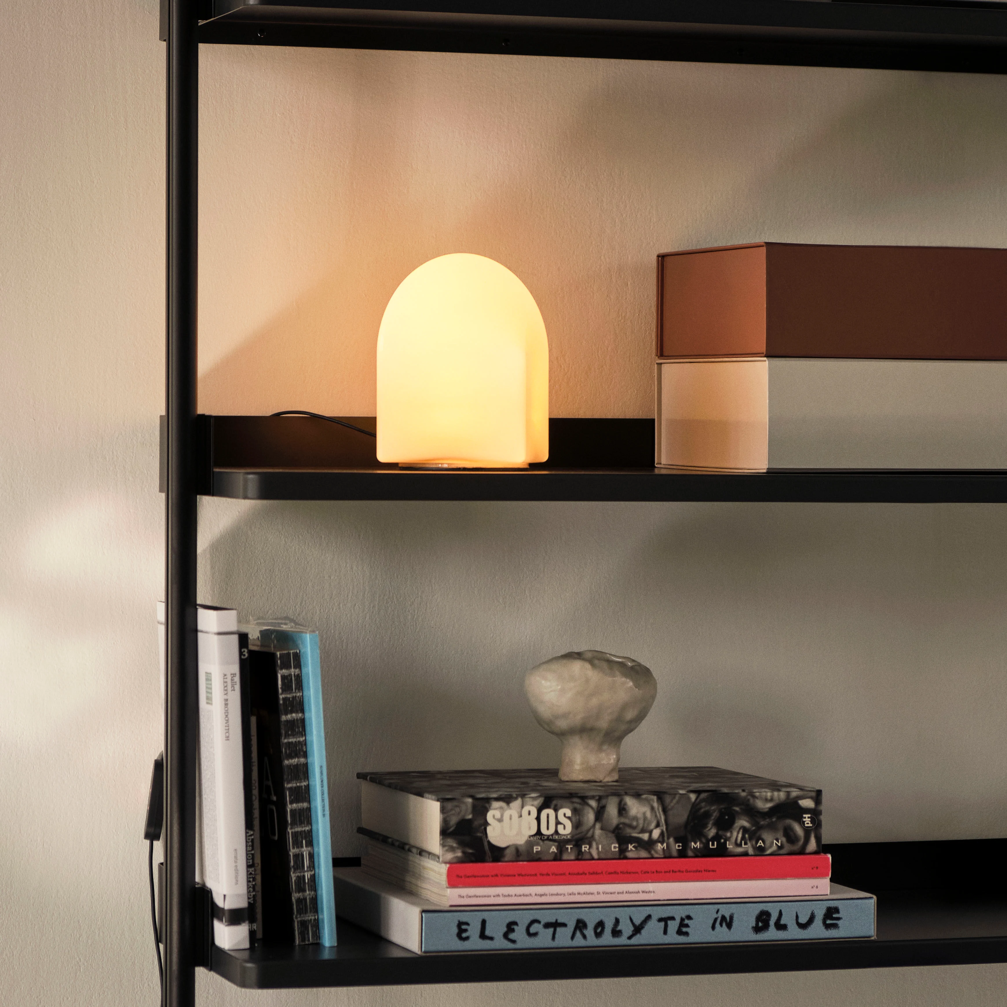 PARADE LED - Lampe de table verre | Blanc