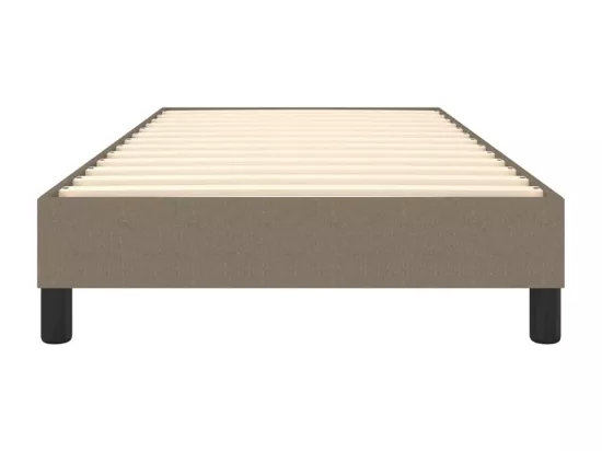 Sommier à lattes de lit Taupe 80x200 cm Tissu