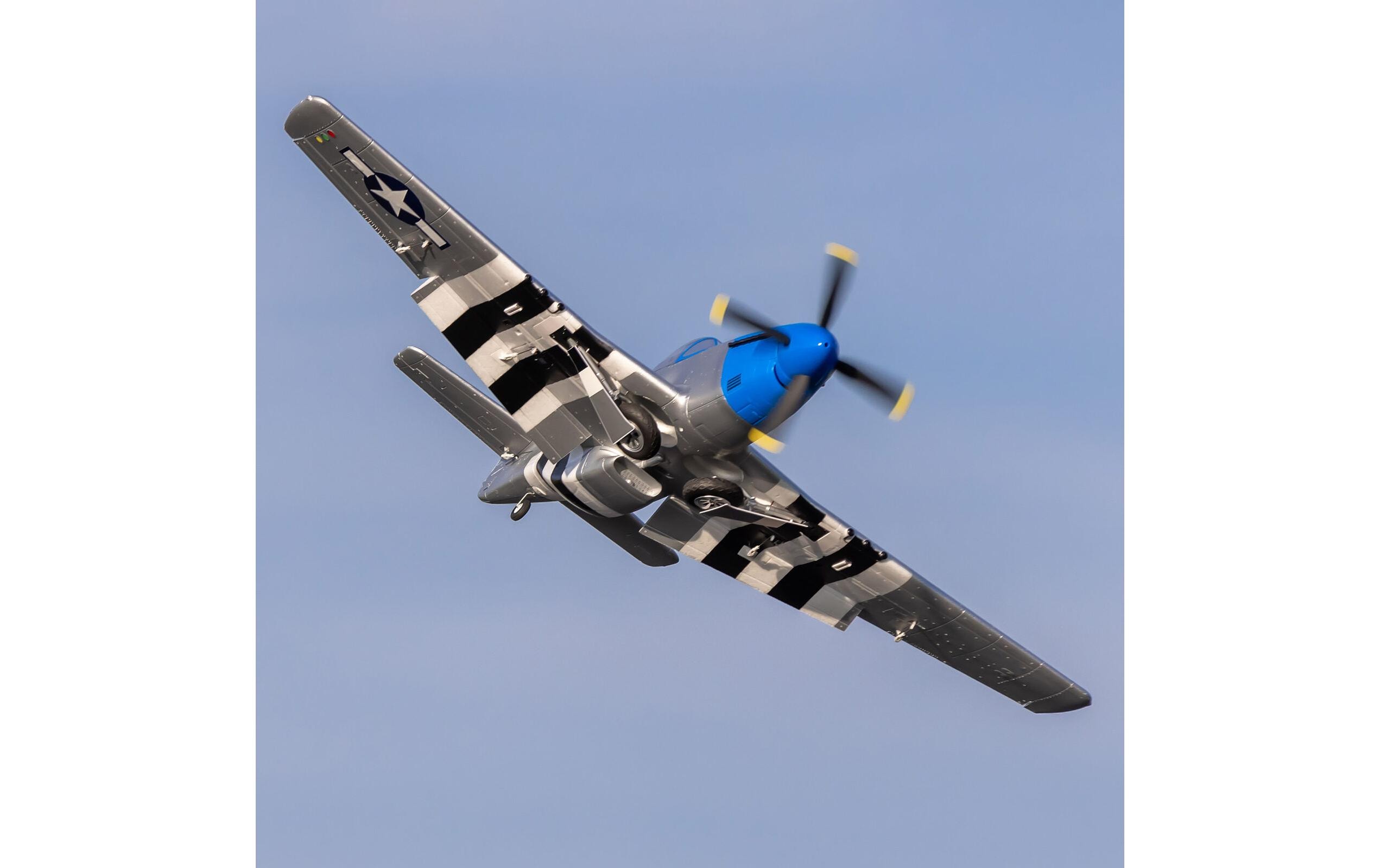 Warbird P-51D Mustang 1200 mm BNF Basic<br>Mustang «Cripes A’Mighty 3rd» Scale Warbird mit Spektrum Komponenten