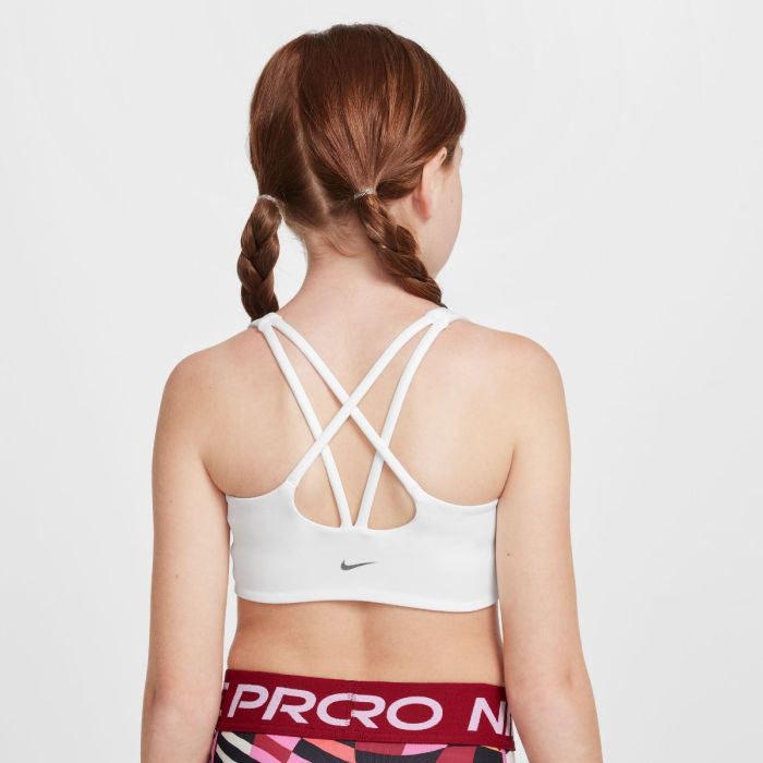 Nike Junior BH Sports Bra Hvid