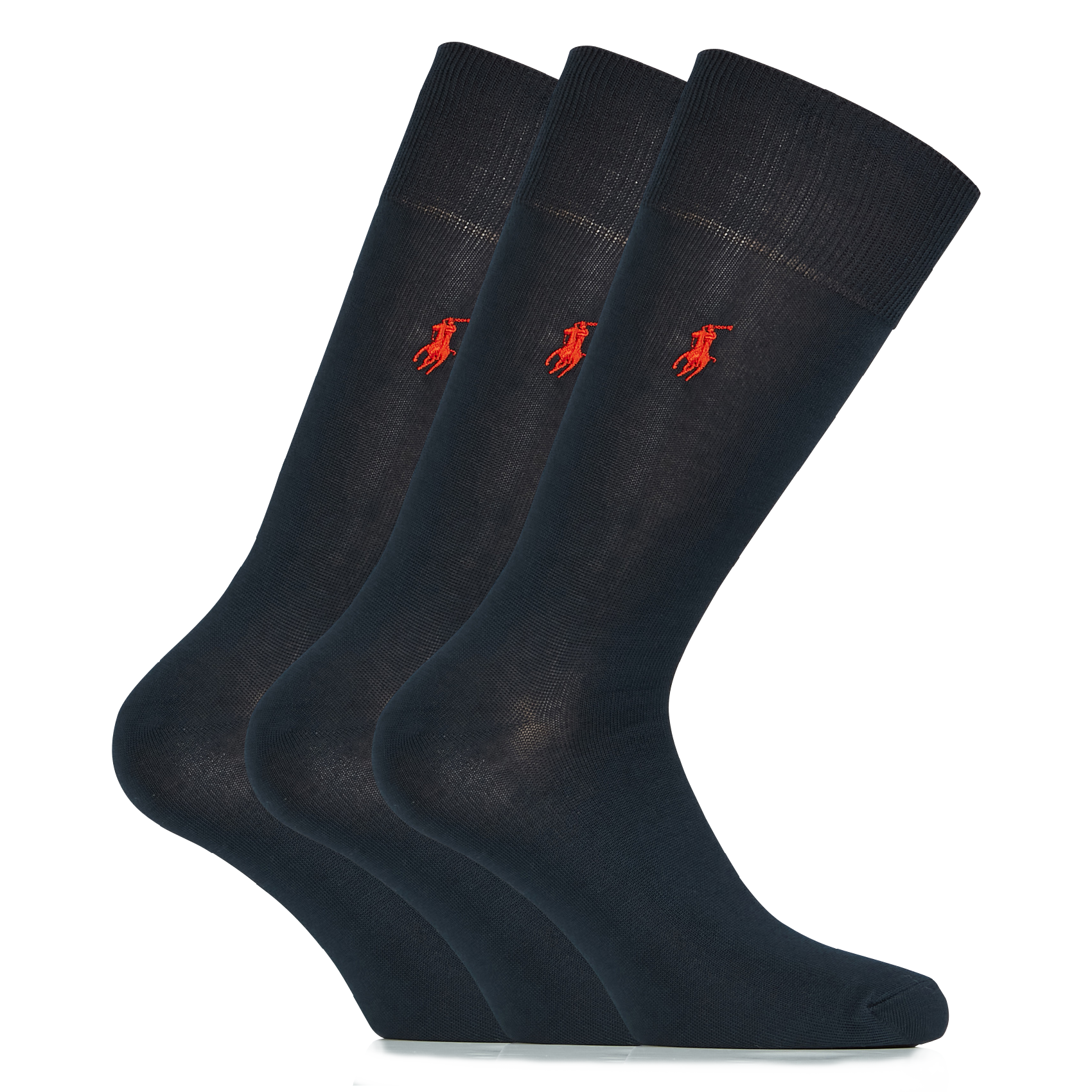 Lot de 3 paires de chaussettes en coton mercerisé | Bleu