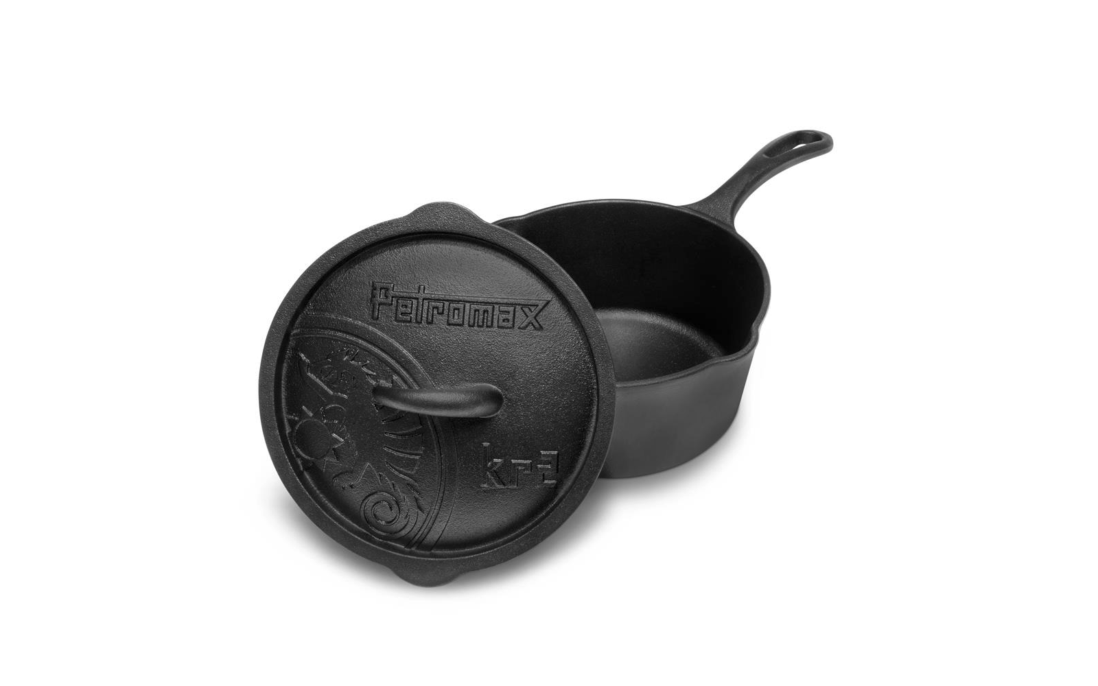 Petromax Gusseiserne Kasserolle mit Deckel 1 Liter