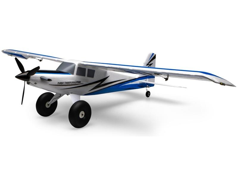 E-flite Motorflugzeug UMX Turbo Timber Evolution 698 mm BNF Kompaktes STOL Flugmodell mit Spektrum Technik