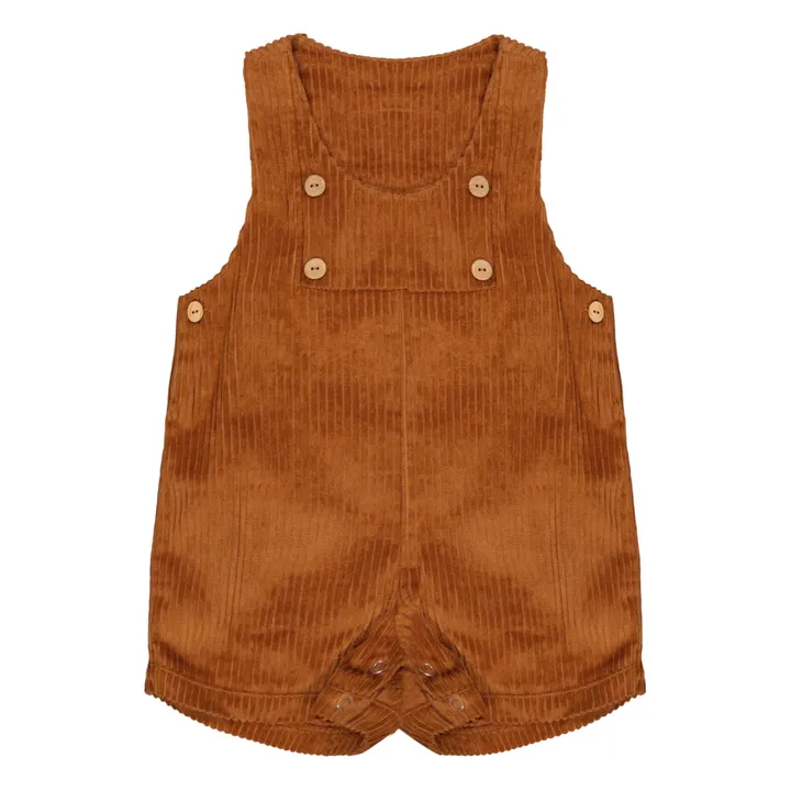 Frangin Frangine Salopette Velours Pierrette | Marron