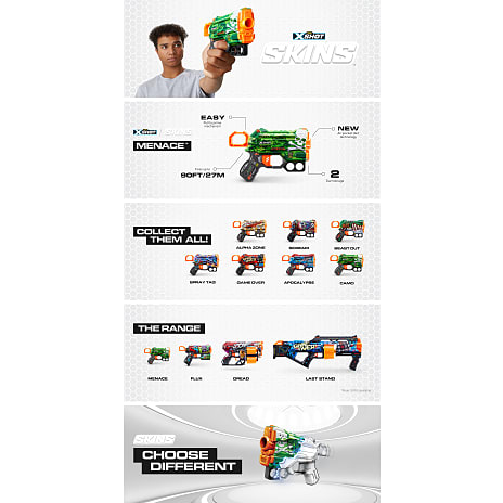 XSHOT Skins blaster - flere varianter - assorteret