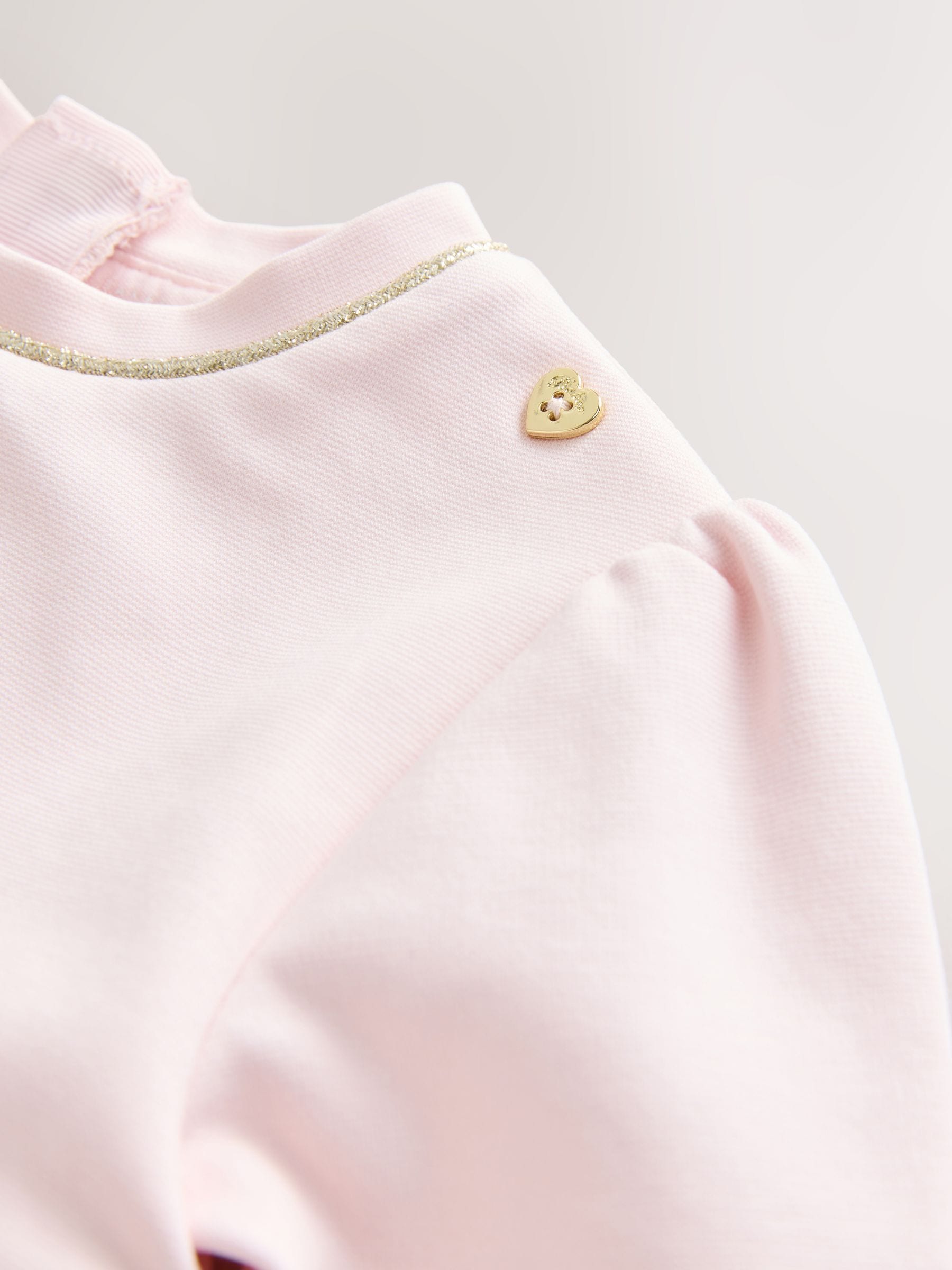 Roze - Baker by Ted Baker Ponte-jurk met gegolfde rand