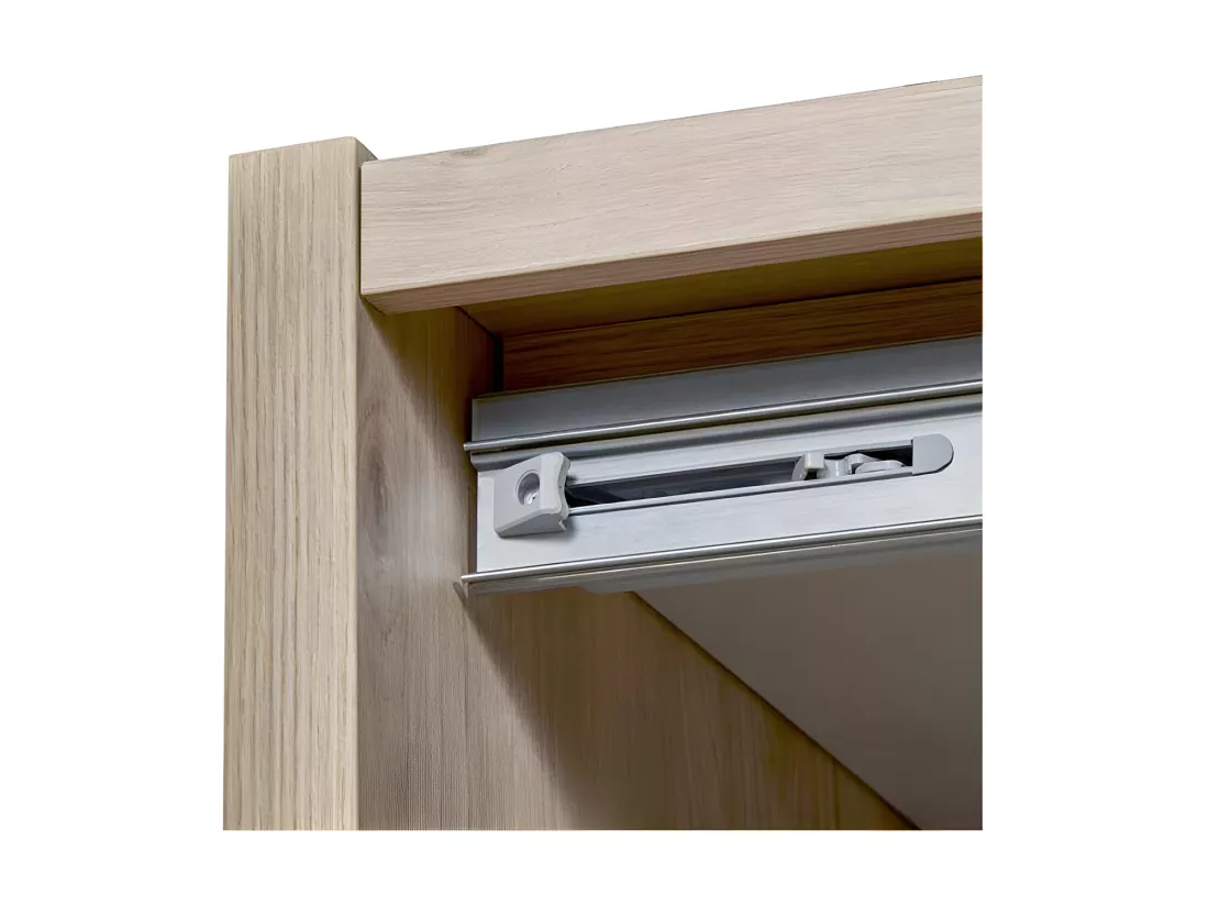 Chambre Adulte Complète (180*200) Bois clair - ANAELLE