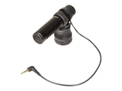 Panasonic VW-VMS10E-K - Mikrofon - for Panasonic HC-VX992, VZX2M, VZX990; Lumix DC-BGH1, BS1H, S5KK; Lumix G DC-GH5M2, GH6, GH6L