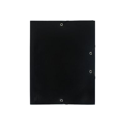 Exacompta - Chemise polypro à rabats - A4 - pour 150 feuilles - noir opaque