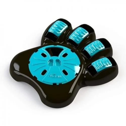 Alimentador interativo para cães Paw, azul