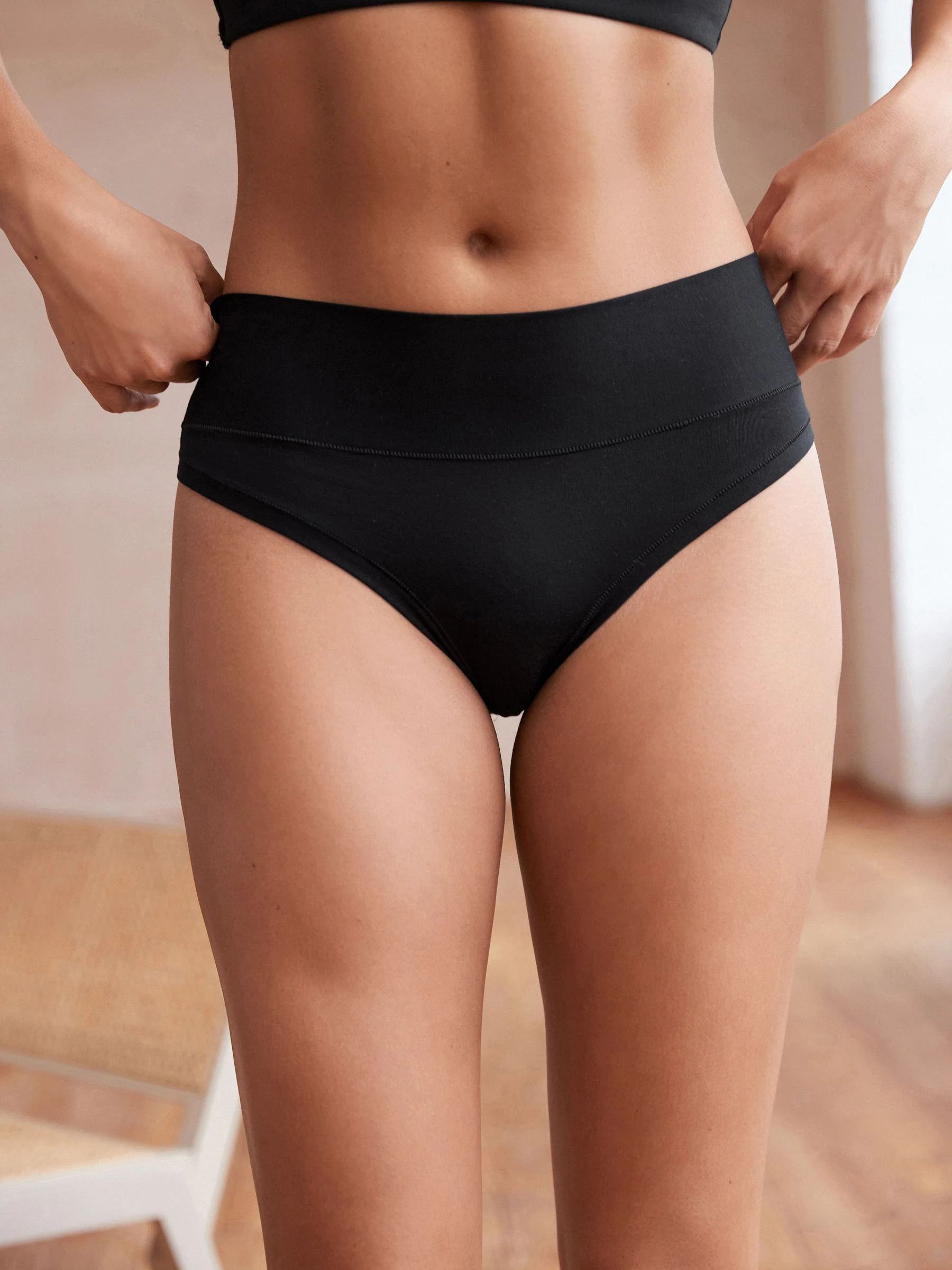 Zwart - Ultimate Comfort Knickers 2 Pack