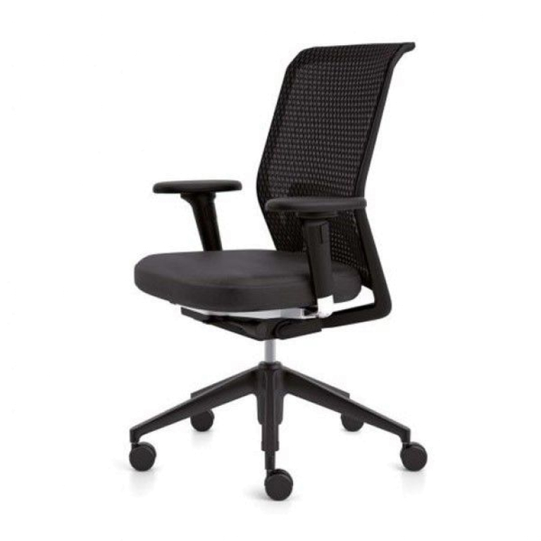 Vitra ID Mesh bureaustoel silk mesh zwart
