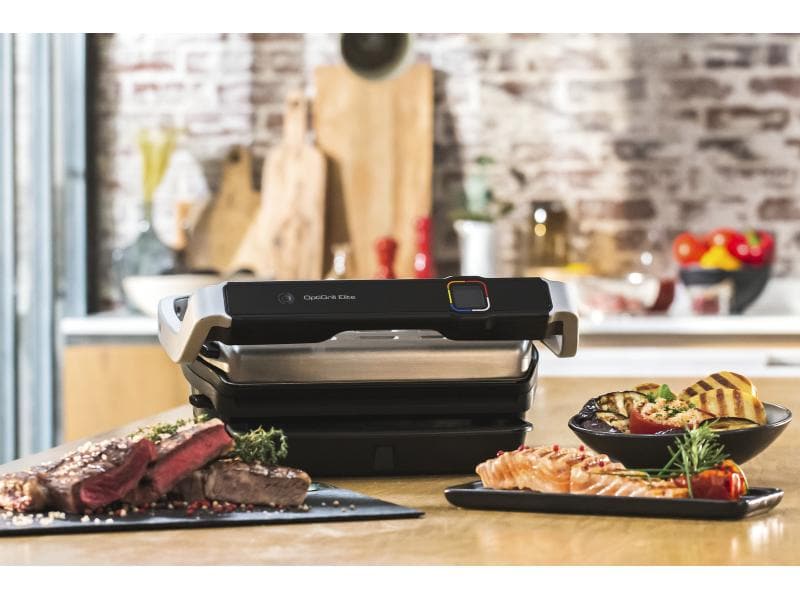 Tefal Kontaktgrill Optigrill Elite 2000 W Intelligenter Elektrogrill
