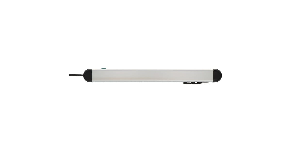 BrennenstuhlPremium-Alu-Line stekkerdoos 10-voudig schakel stekkerdoos  (Zwart/zilver)