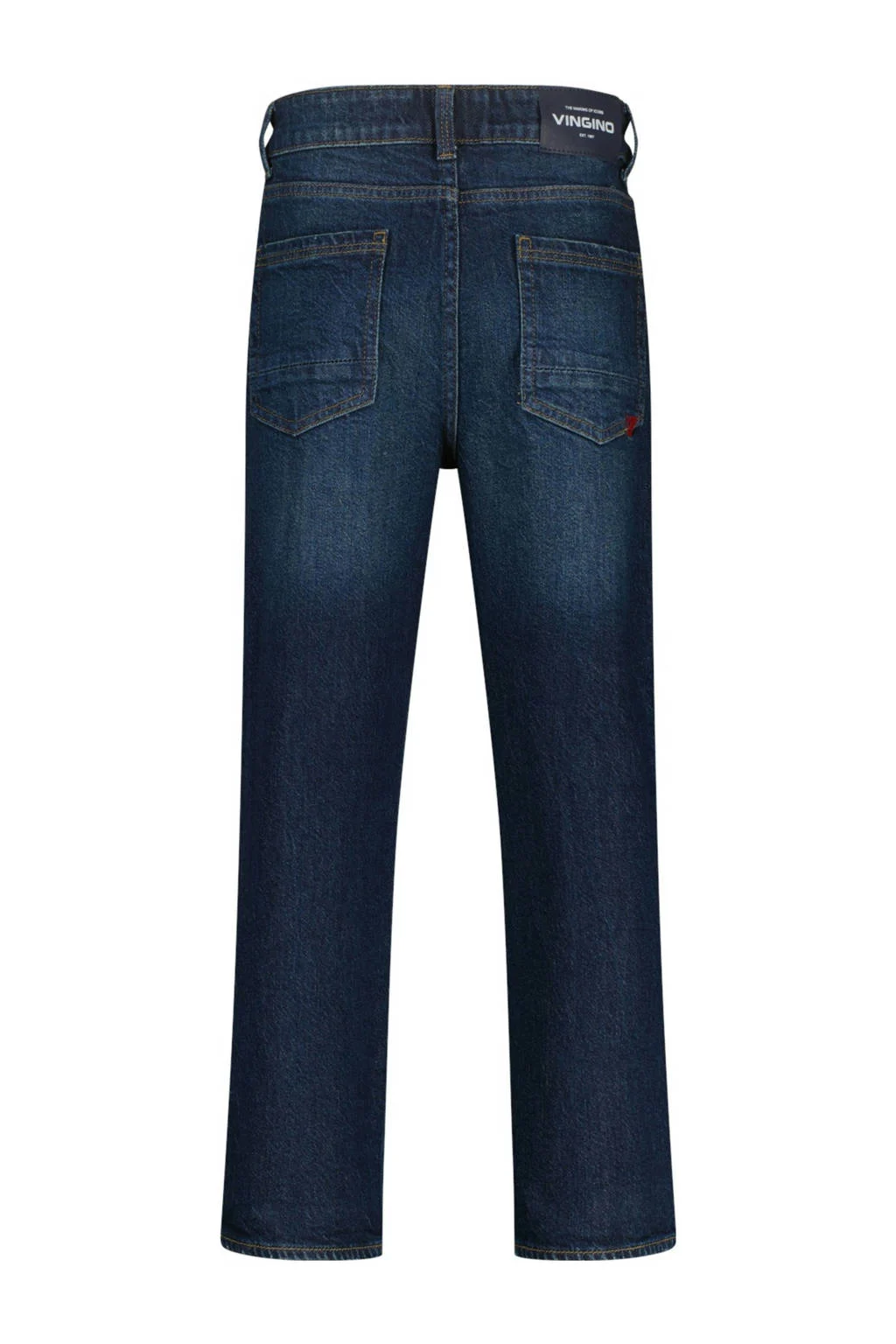 Vingino relaxed  waist regular fit jeans dark blue denim