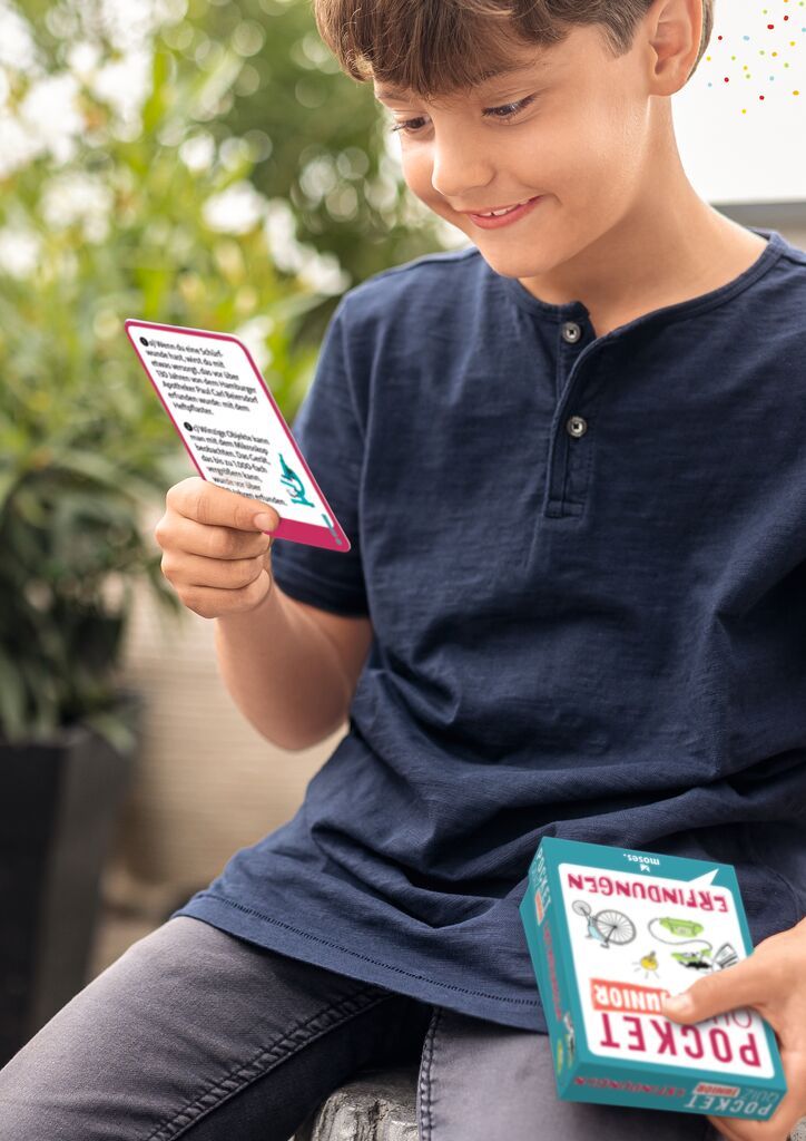 Kartenspiel POCKET QUIZ JUNIOR - ERFINDUNGEN