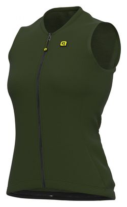 Maillot Femme Alé Color Block S/Less Vert Olive