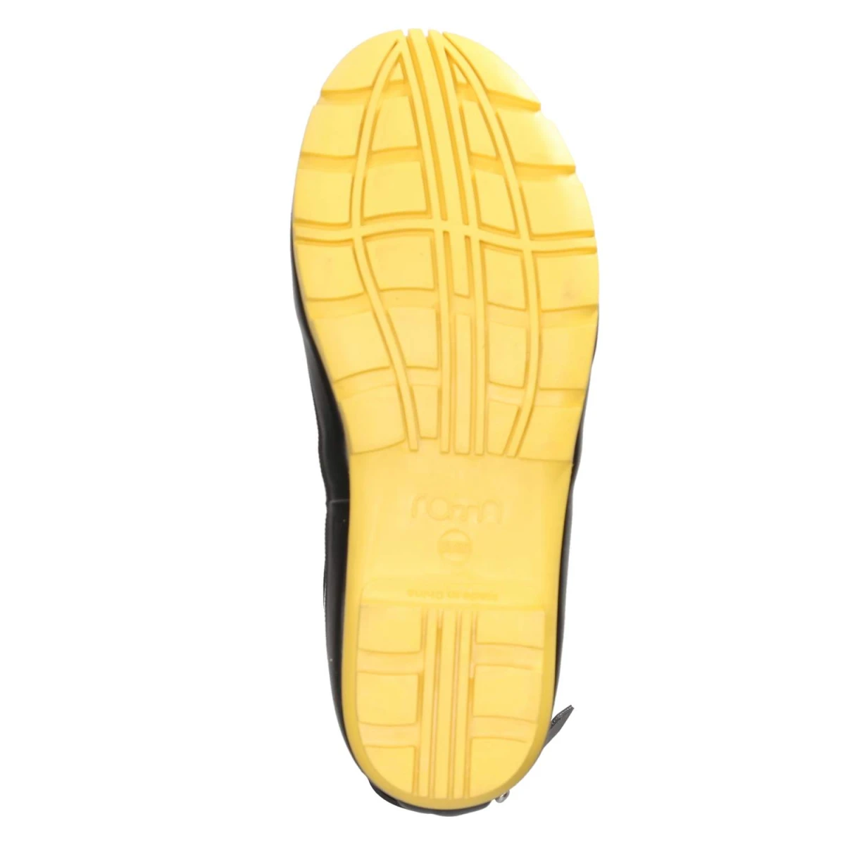 RajnGummistiefel FLOWERS - Black-Yellow