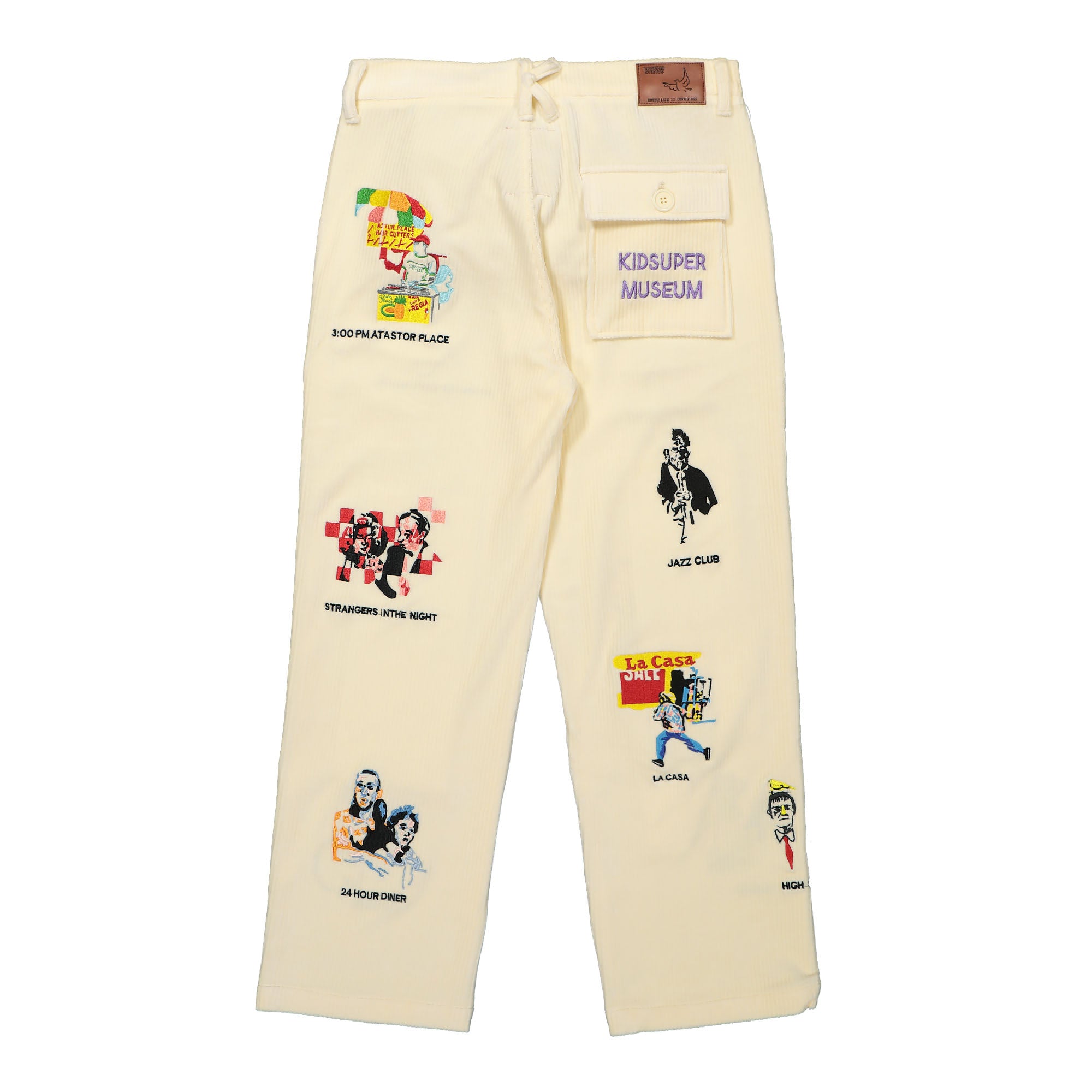 Kidsuper Studios<br>Museum Embroidered Cord Pants