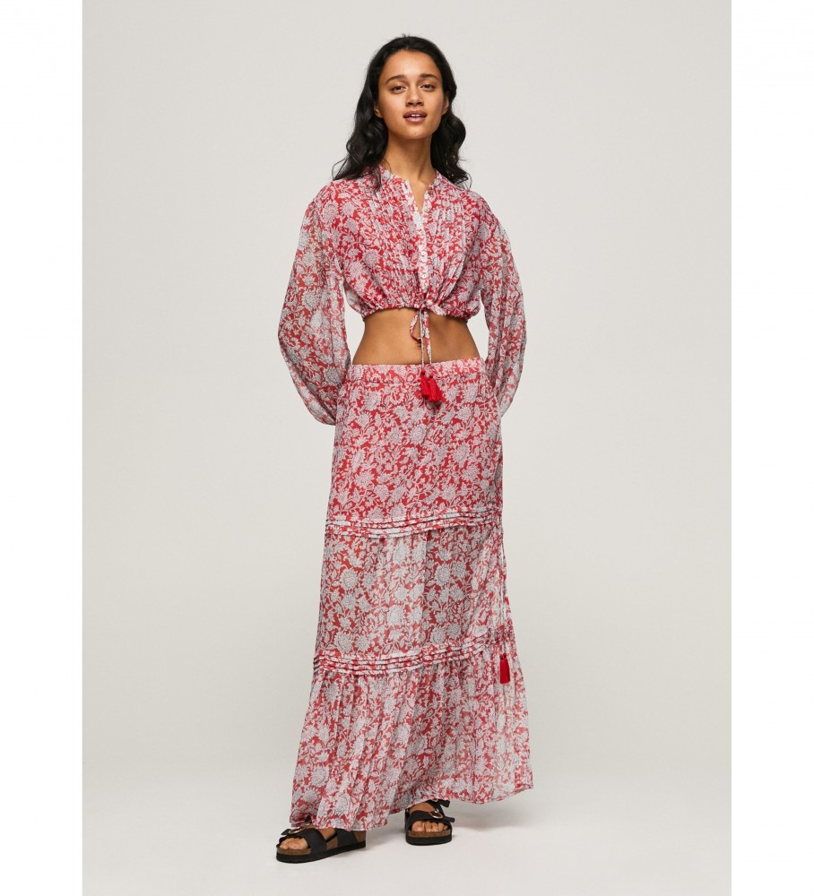 Blusa vermelha Brianna da Pepe Jeans