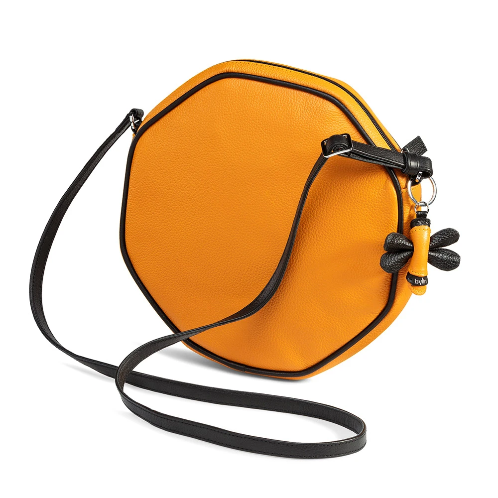 Honey Bee Structure Leather Black / Yellow Edge