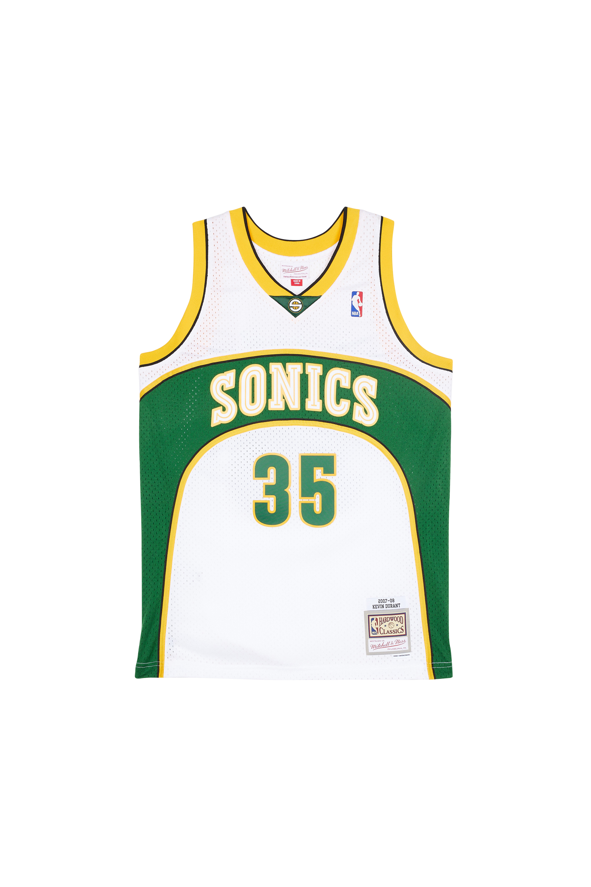 MITCHELL & NESS débardeur Seattle Supersonics 2007-08 - Kevin Durant  Blanc