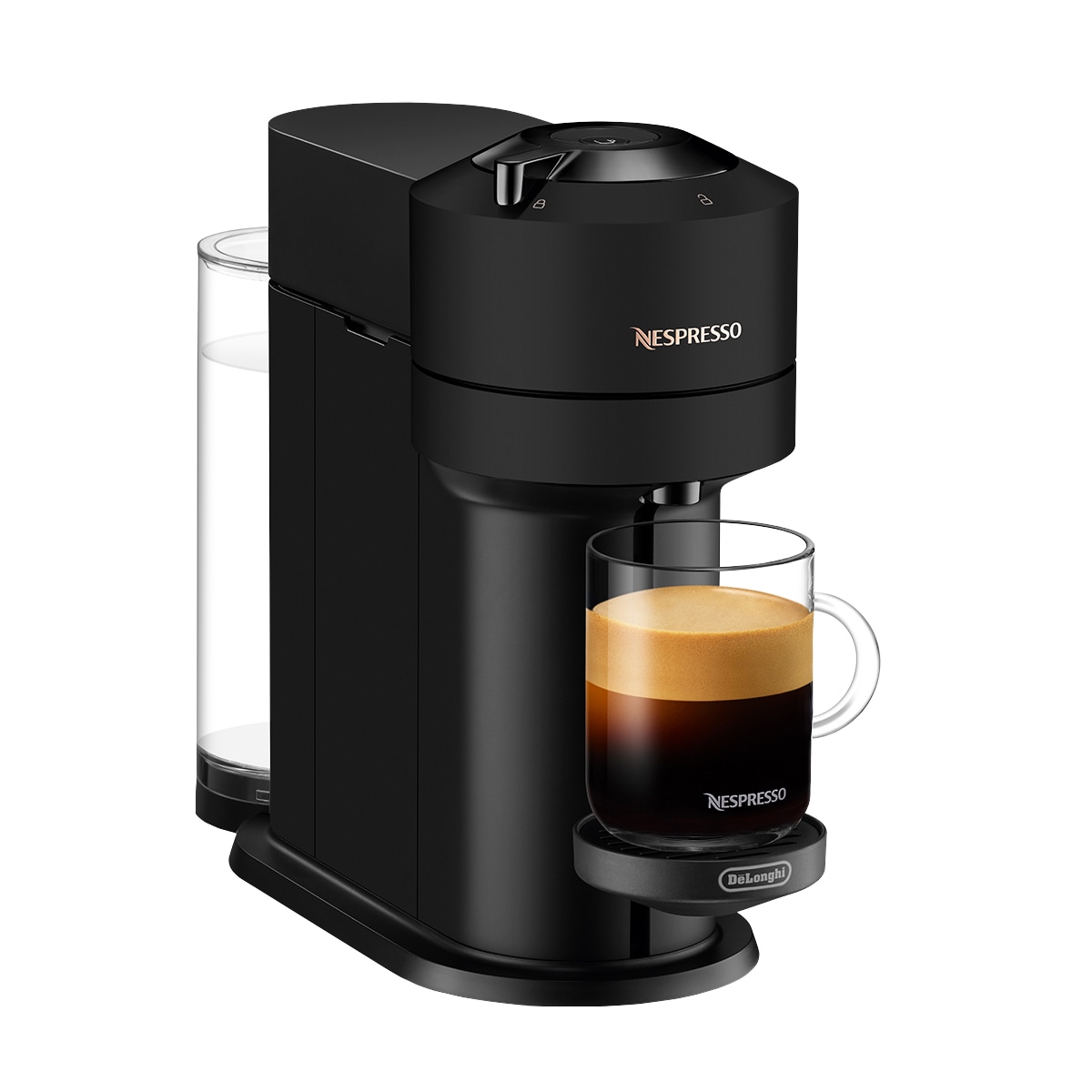 NESPRESSO® Vertuo Next kaffemaskin fra DeLonghi, Matt Sort