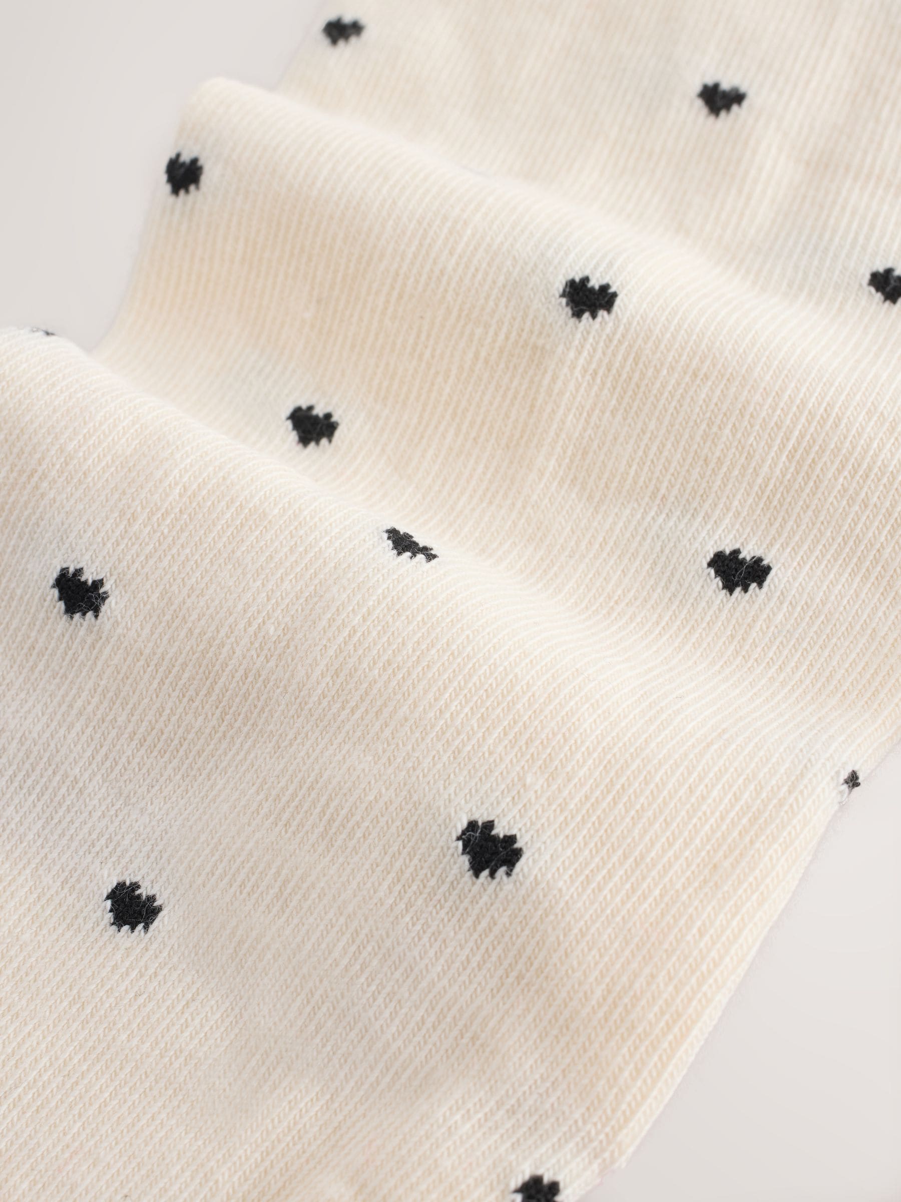 Crèmekleurig/rood - Cotton Rich Bow Tights