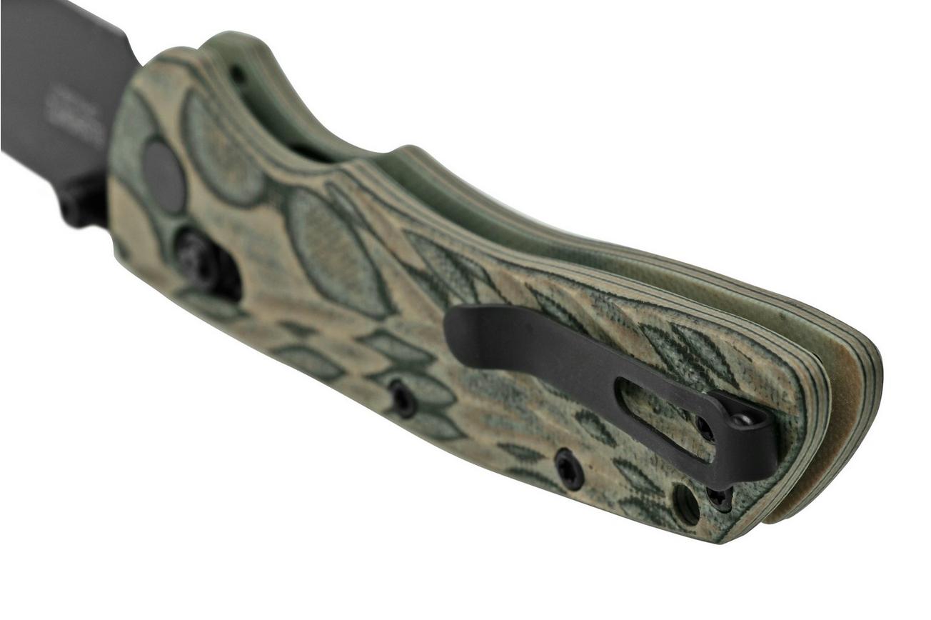 Hogue Deka 24277, CPM 20CV Black Clippoint G-Mascus Dark Earth, zakmes