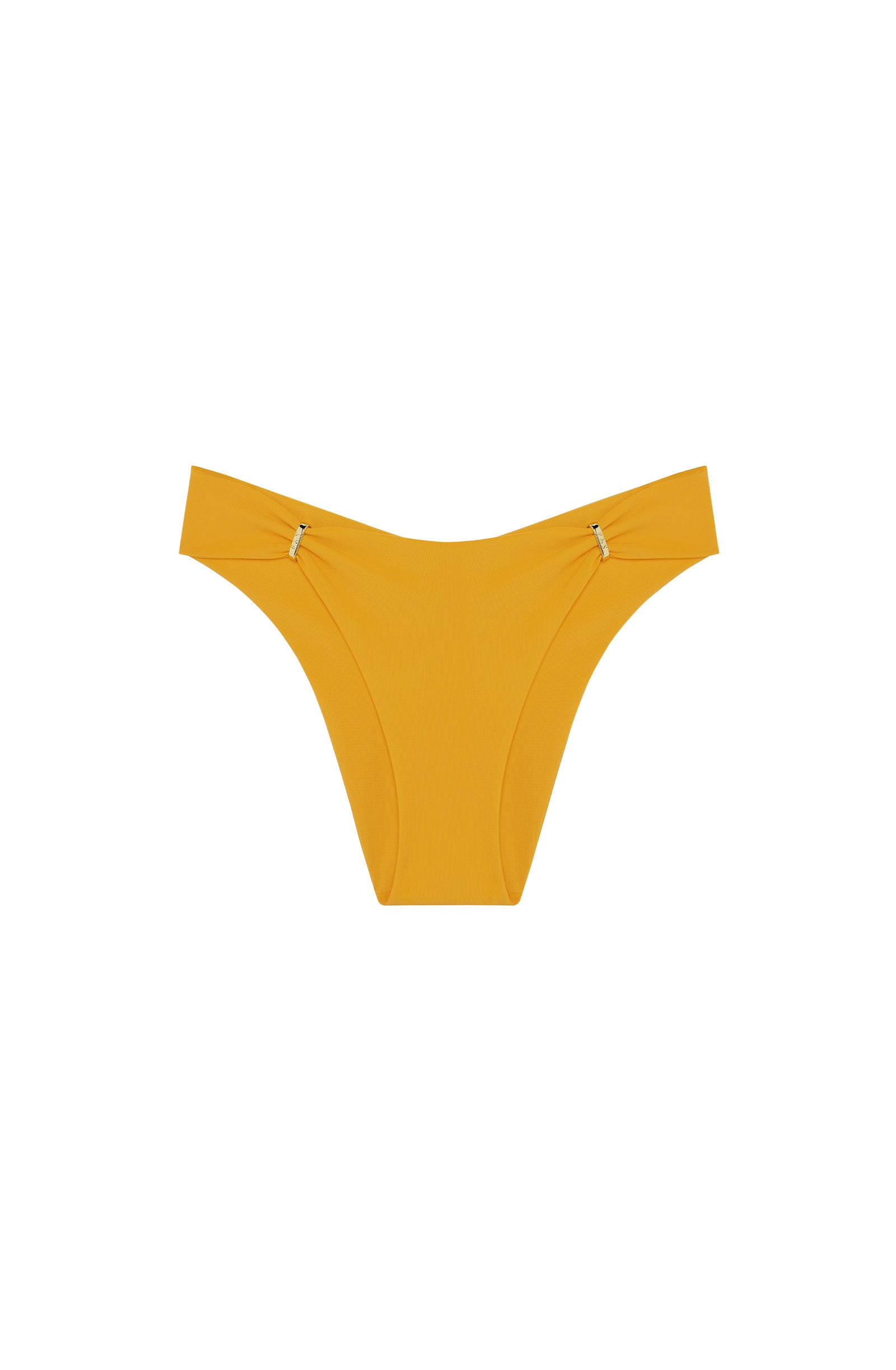 claudie Bas de maillot de bain tanga ajustable ocre Ocre