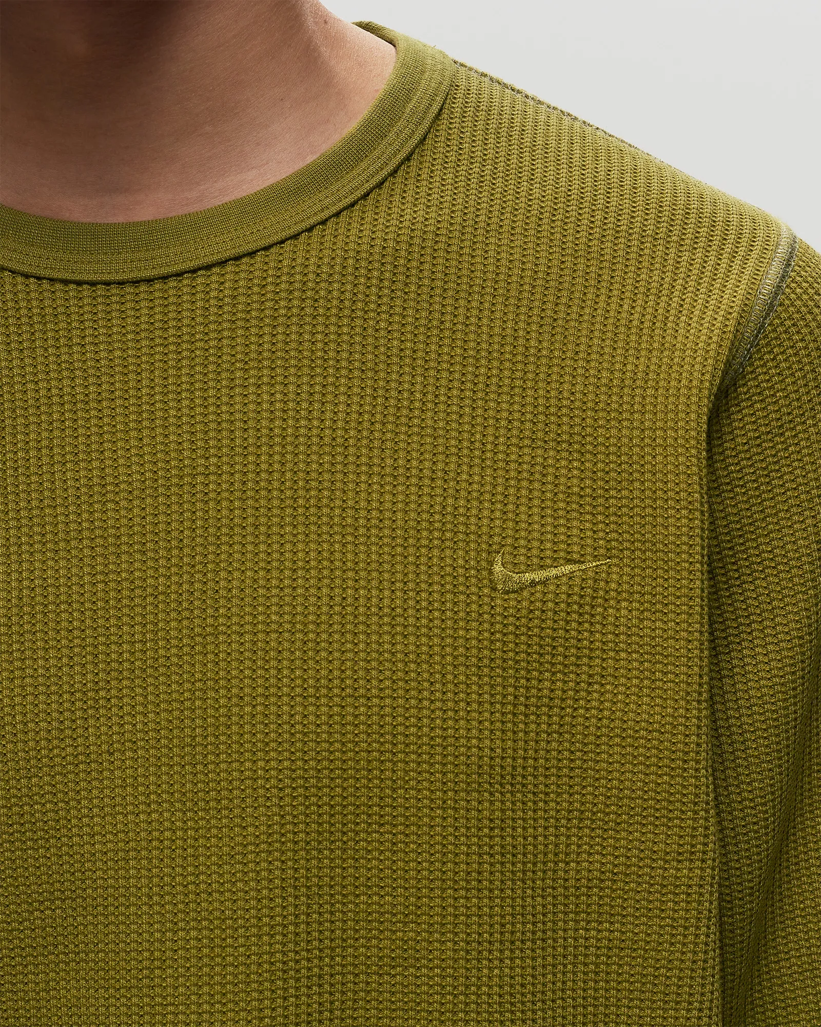 Nike Life Long-Sleeve Heavyweight Waffle Top